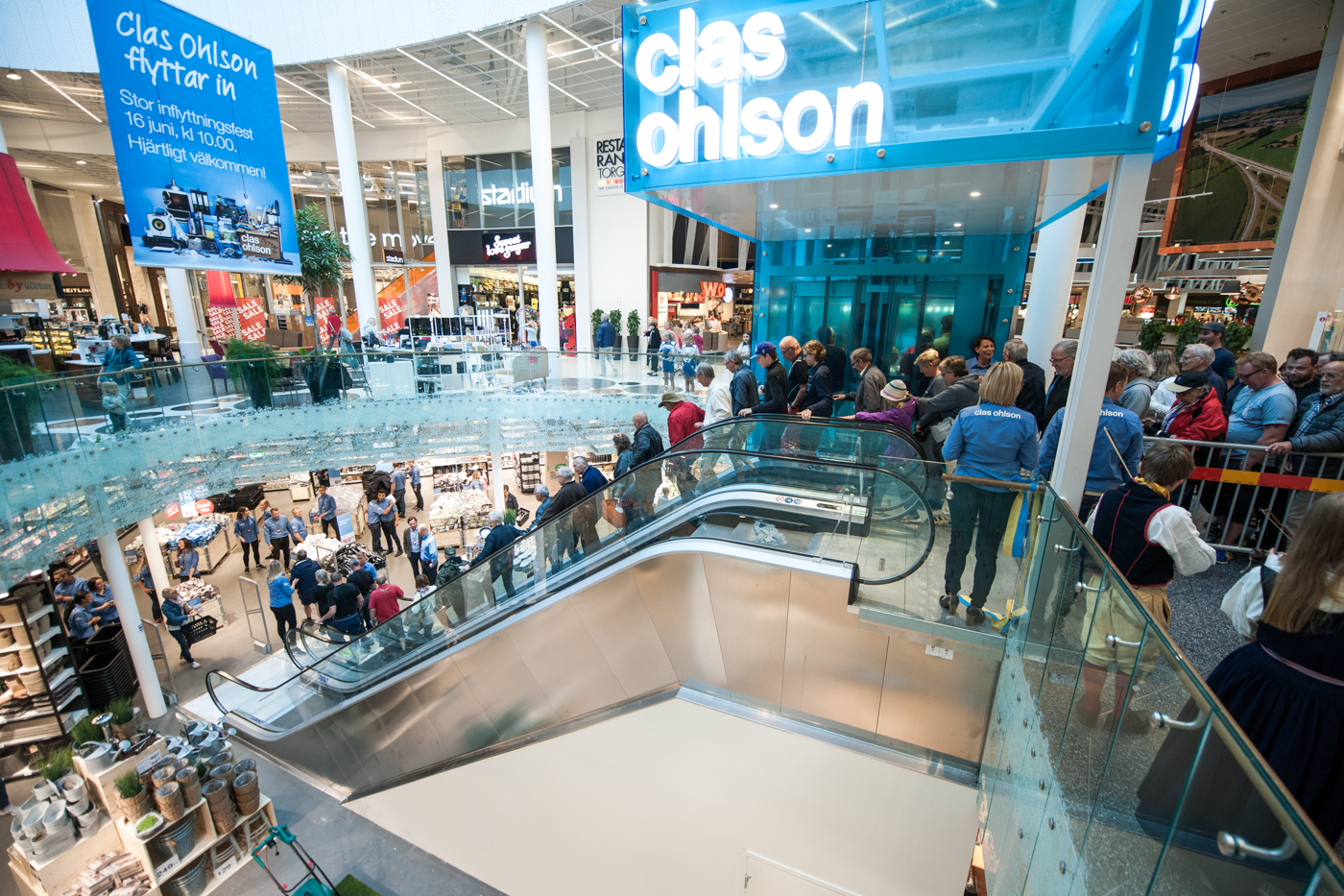 Clas Ohlson store in Helsingborg, Sweden, has opened in new premises